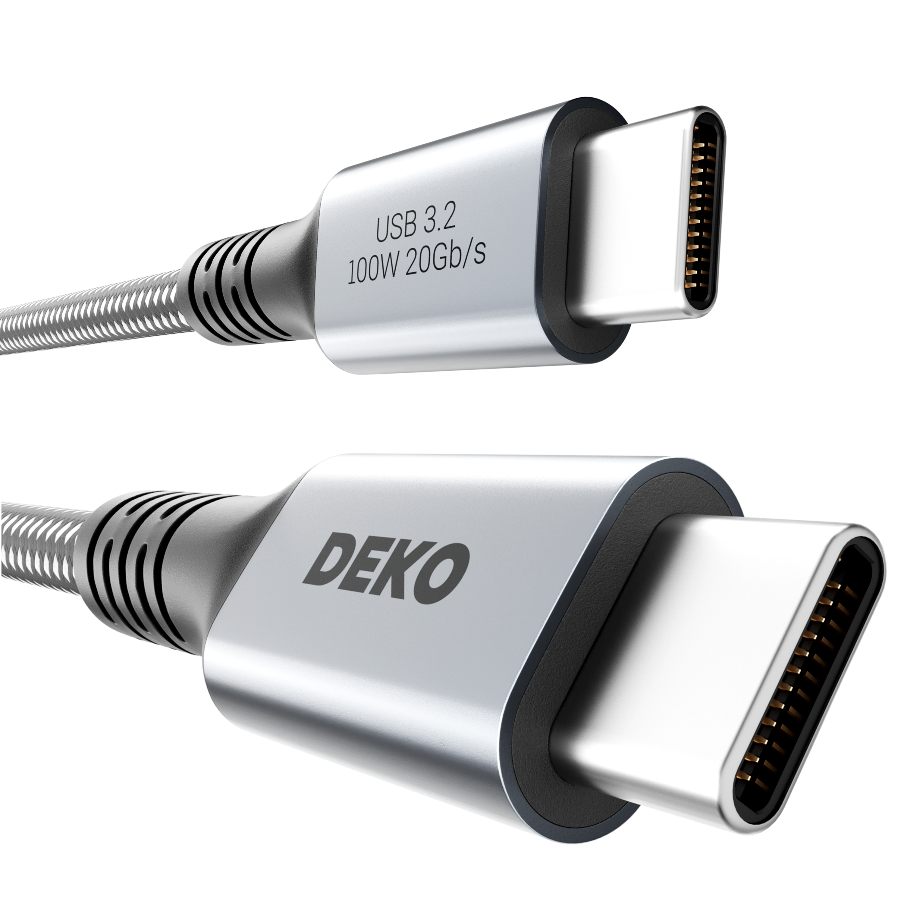 Kabel DEKO USB-C USB 3.2 (100W, 20 Gbps) -  DEKO ELECTRONICS