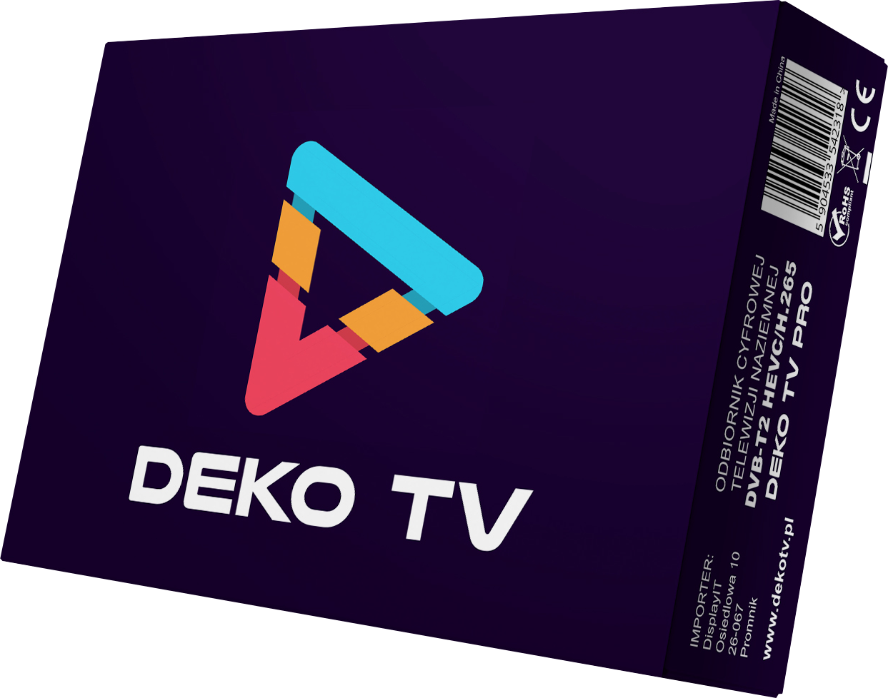 Dekoder DEKO TV PRO (Tuner DVB-T2) -  DEKO ELECTRONICS