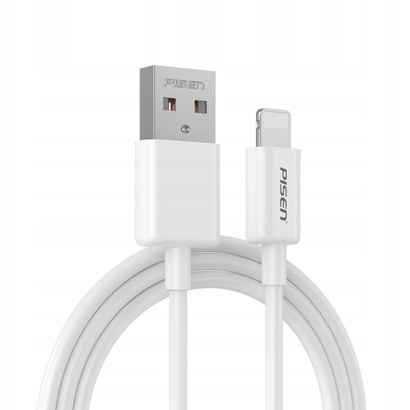 PISEN Cavo Lightning USB per Apple iPhone Bianco (AL05)