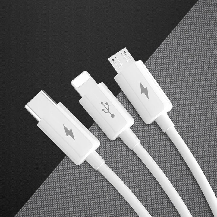 PISEN Kabel 3w1 Lightning/USB-C/Micro USB 1.2m