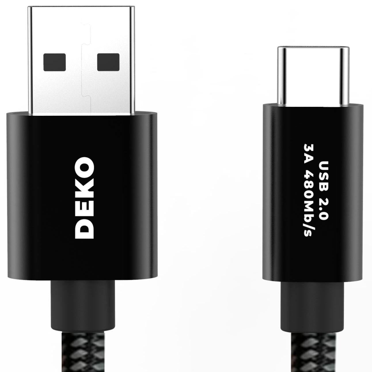 DEKO USB-C USB-A Cavo USB 2.0 (15 W, 480 Mbps)