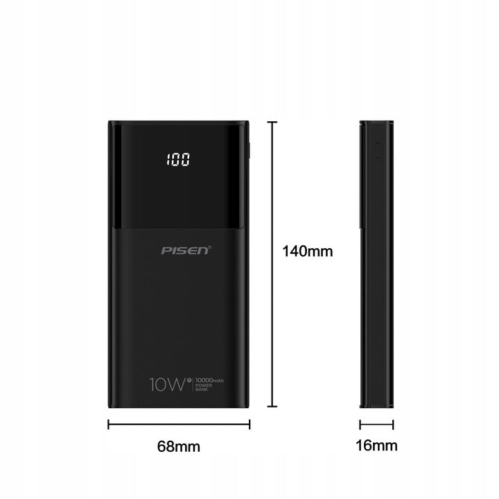 PISEN Powerbank Mr. White 10W 10000mAh (TP-D33)