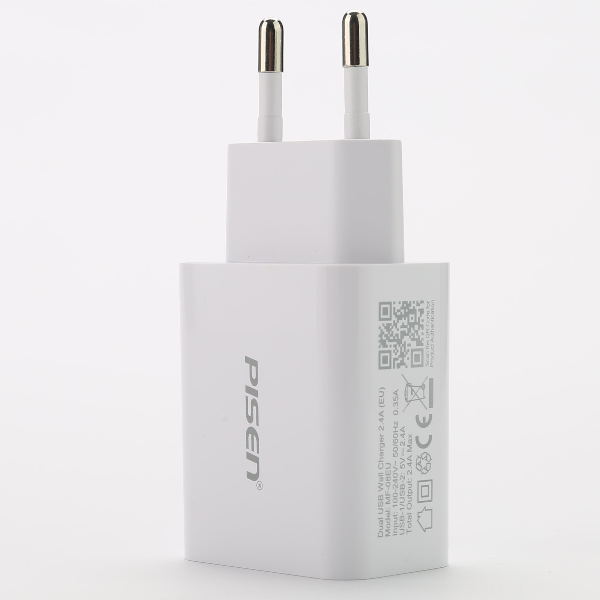 PISEN Chargeur à double port USB 2.4A (MF-08EU)