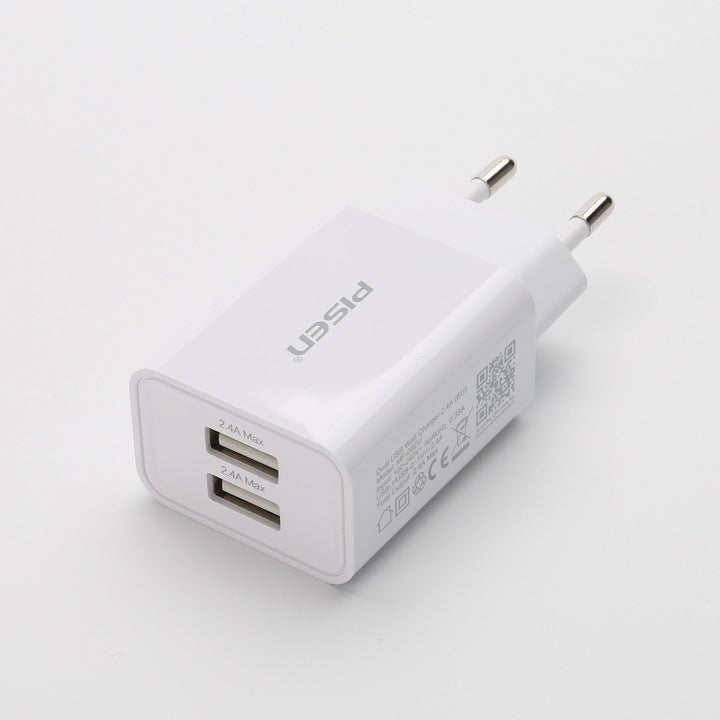 Cargador PISEN con doble puerto USB 2.4A (MF-08EU)