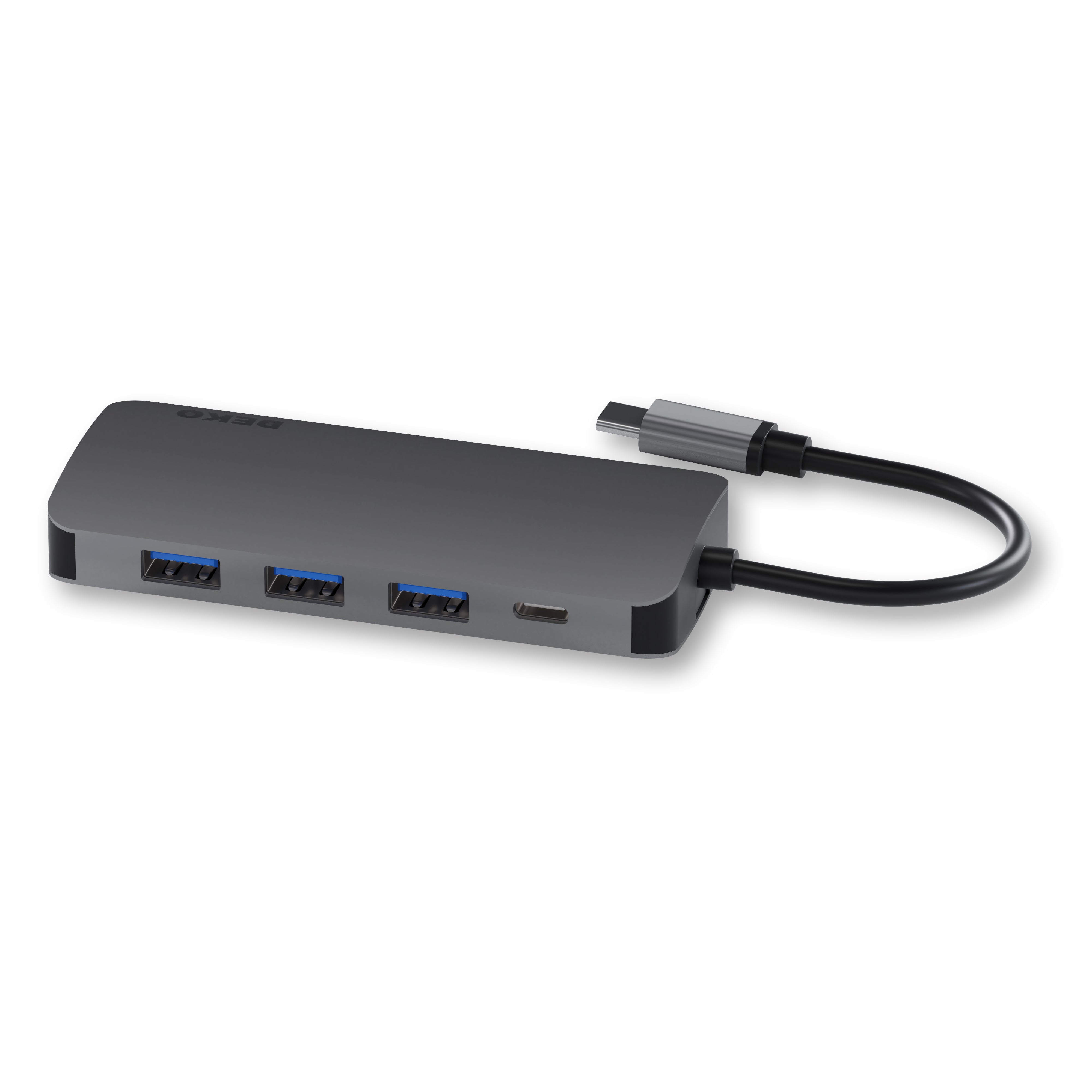 DEKO Hub BUSINESS USB-C 8w1 (Stacja Dokująca) -  DEKO ELECTRONICS