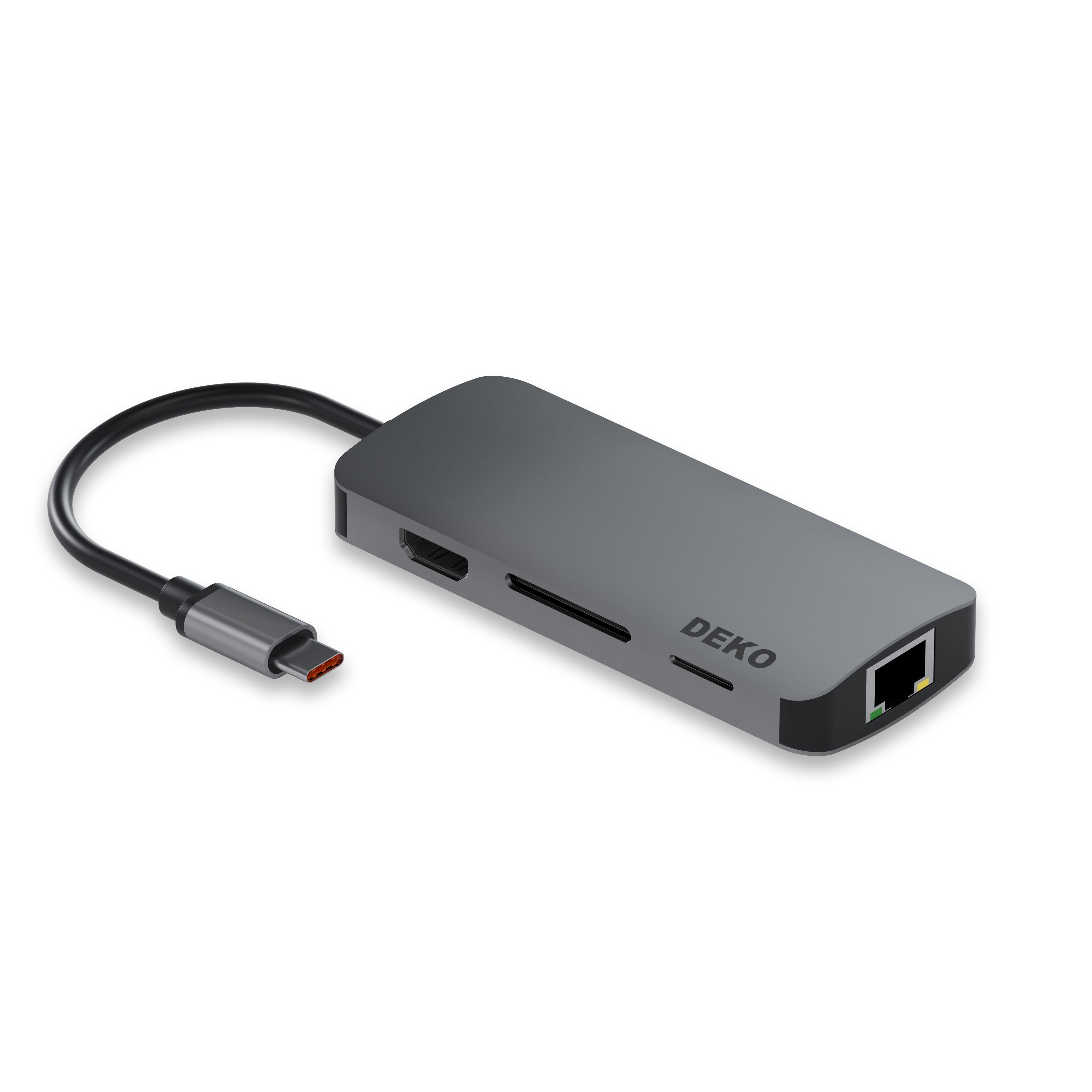 DEKO Hub BUSINESS USB-C 8w1 (Stacja Dokująca) -  DEKO ELECTRONICS